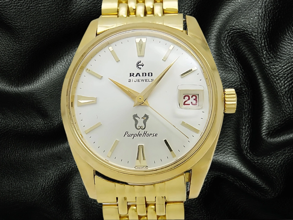 RADO Purple Horse 21 Jewels Ref.11647 Manual Wind Silver Dial GF