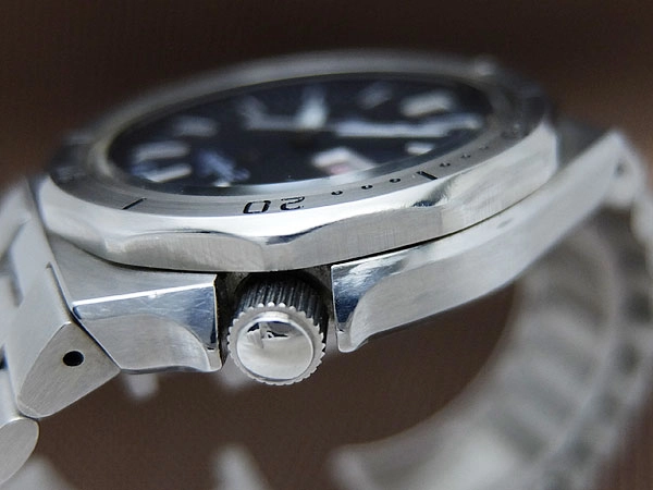Seiko SilverWave Z 7546-7040 Quartz Blue Dial Diver Rotating Bezel