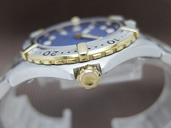 Seiko SCUBA 200M 7N35-6060 Quartz Blue Dial SS Two-Tone Diver