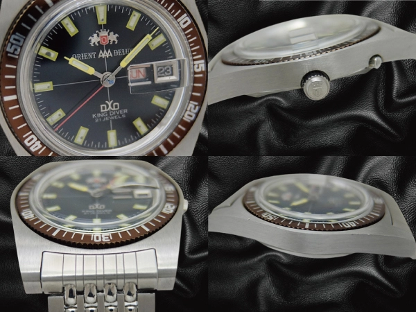ORIENT AAA DELUXE KING DIVER 21 Jewels Ref.G349-12451 SS Black