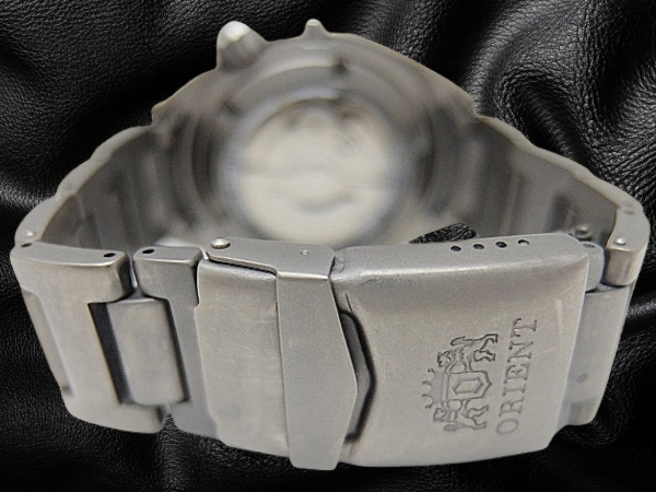 Orient M-Force Ref.EX00-CI CA Titanium Orange Dial Power Reserve