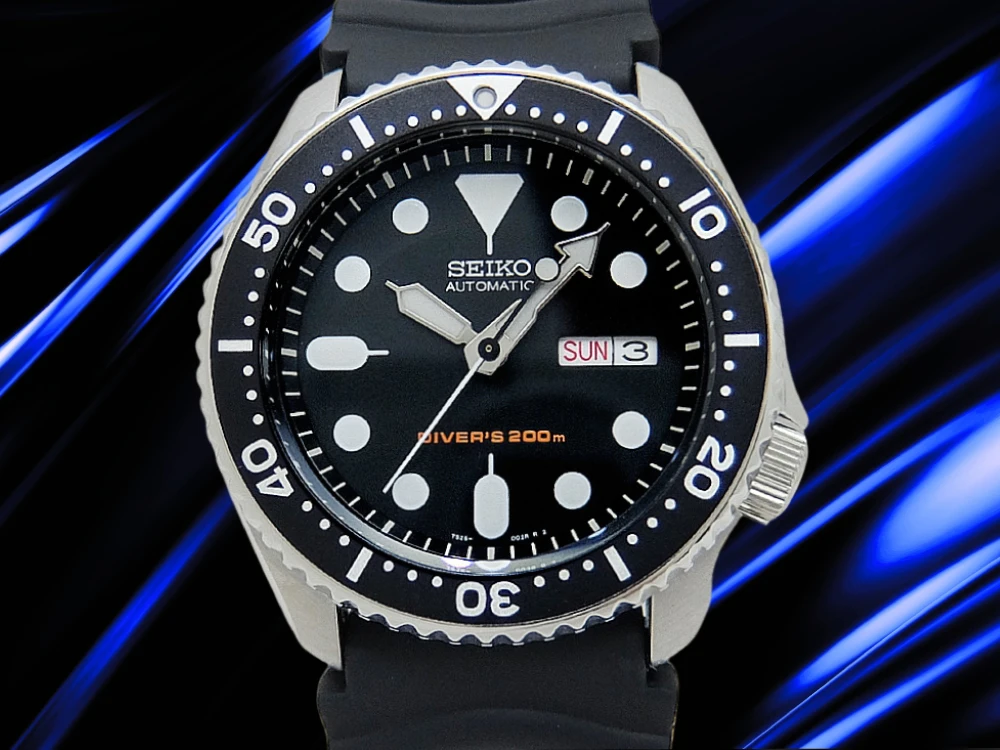 SEIKO Black Boy SKX007K1 7S26-0020 42mm Diver 200m Black Dial
