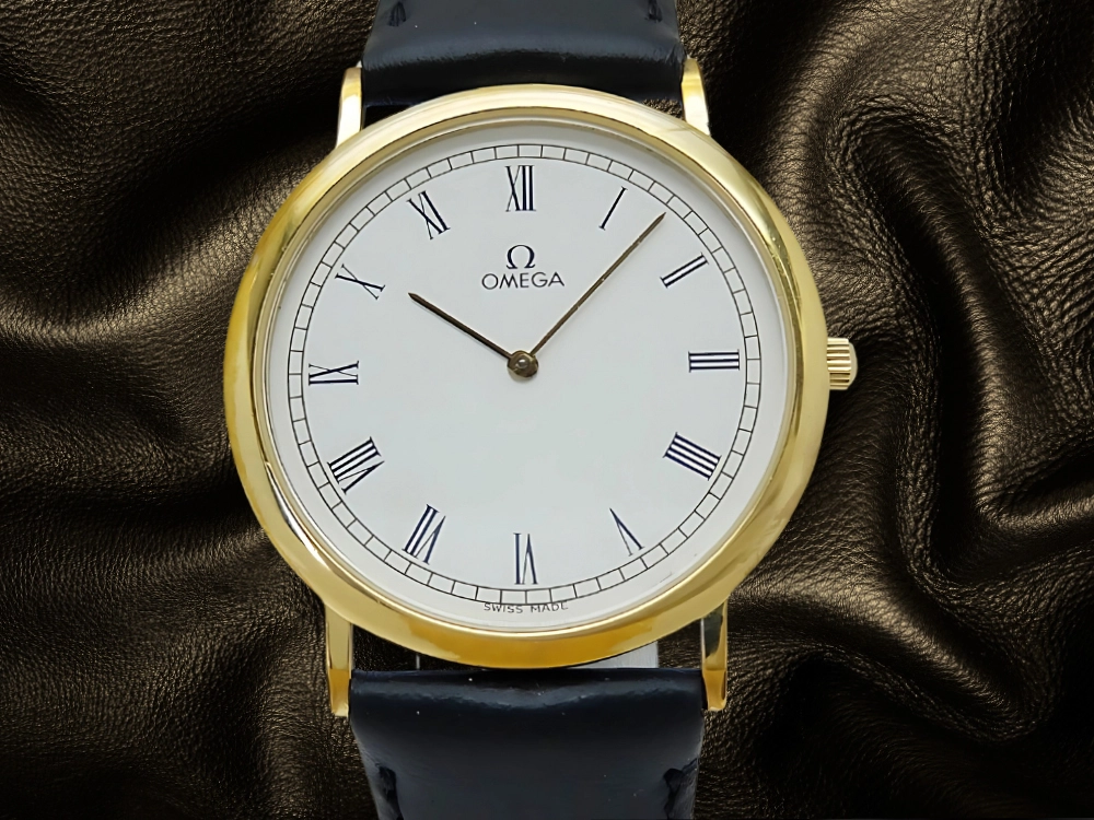 OMEGA De Ville Ref.MD 195.0076-2 Cal.1378 GF/SS ROUND WHITE DIAL
